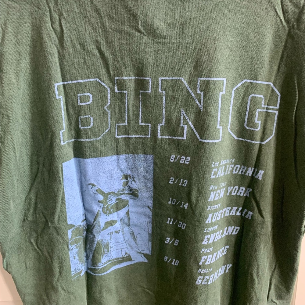 Anine Bing Ashton Bing Live Tee NEW Size Small - Picture 11 of 16